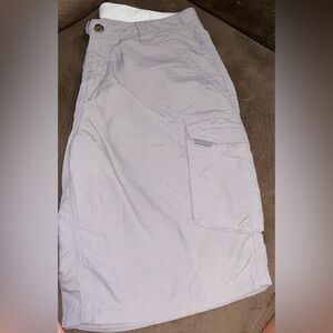 REI Women’s Light Gray Cargo Shorts